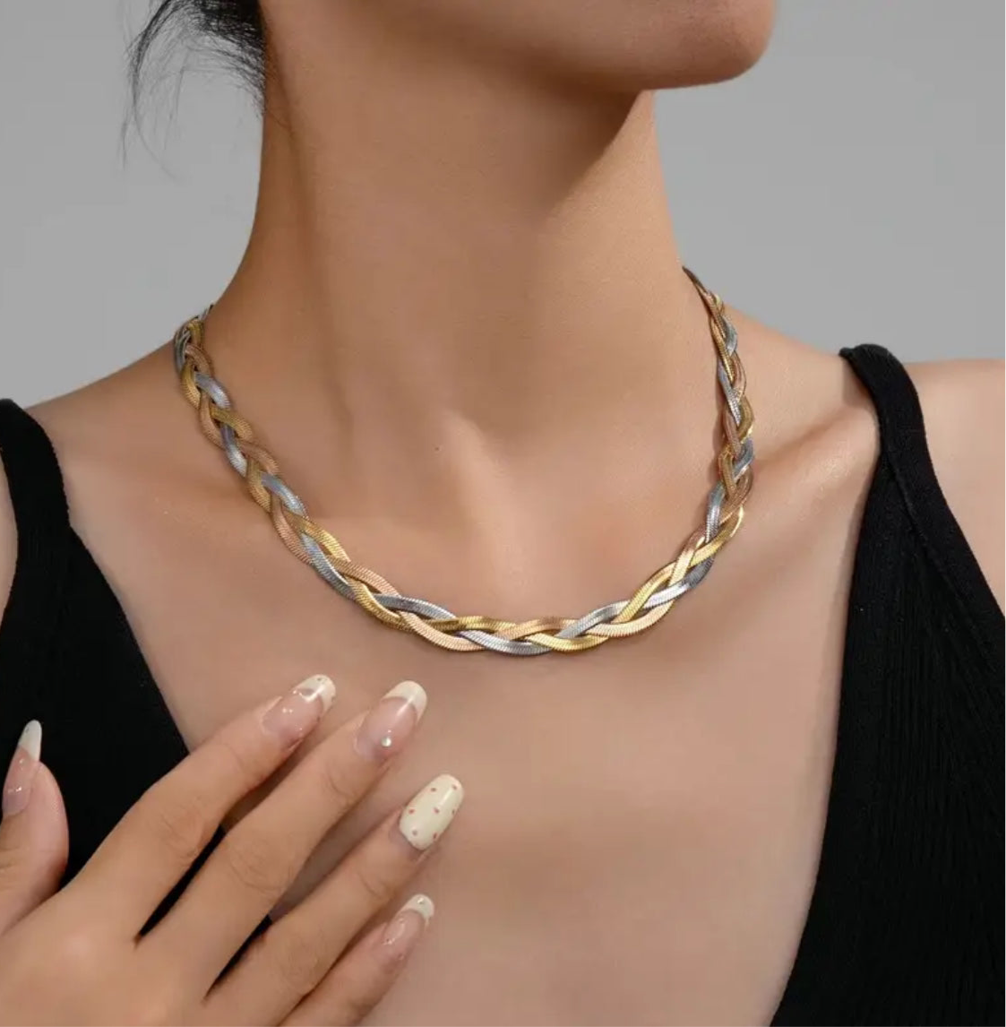Trilight Braided Necklace