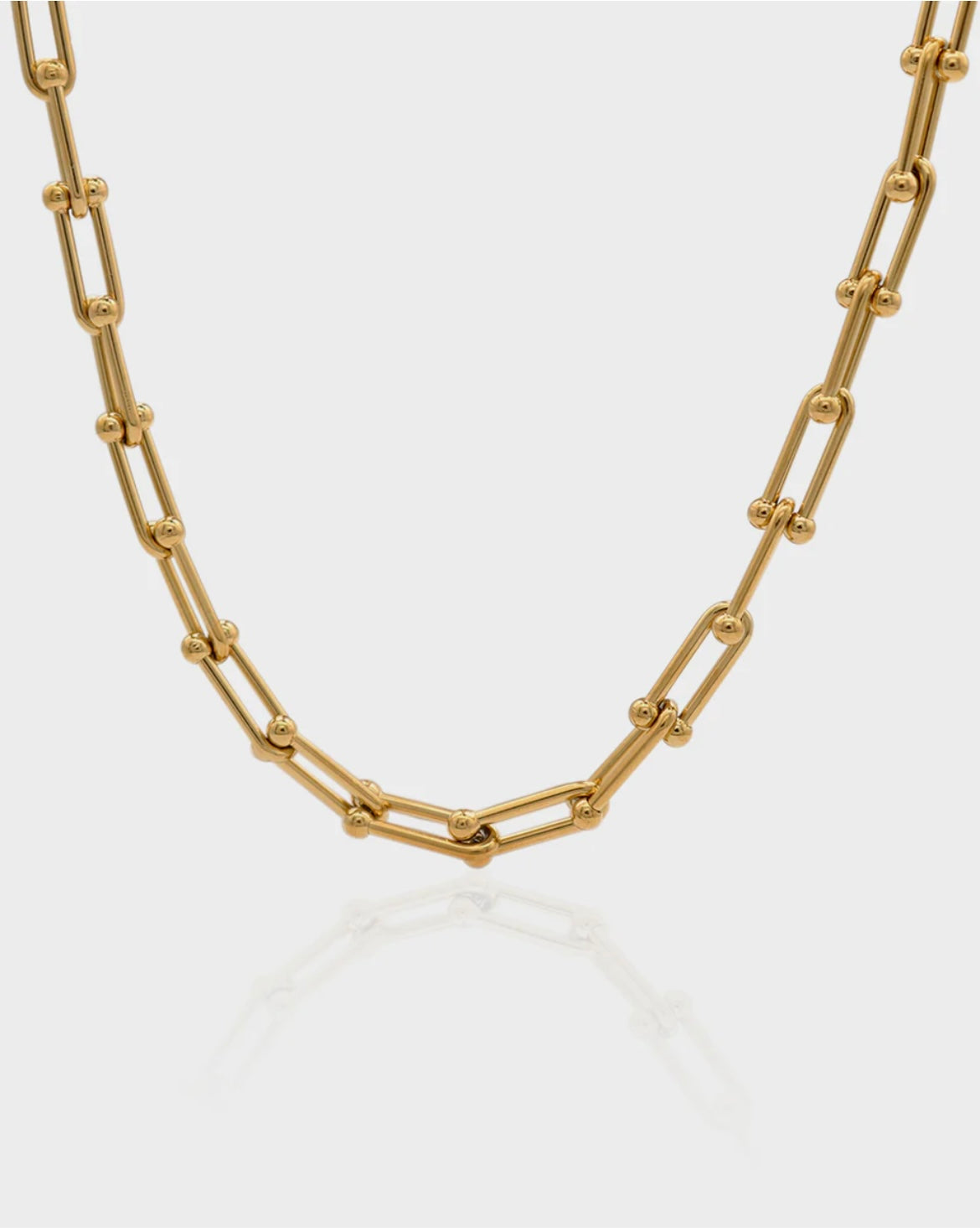 U Shape Link Chain Necklace