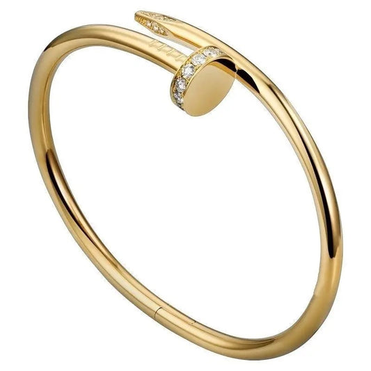 Nail Bangle with Zircons