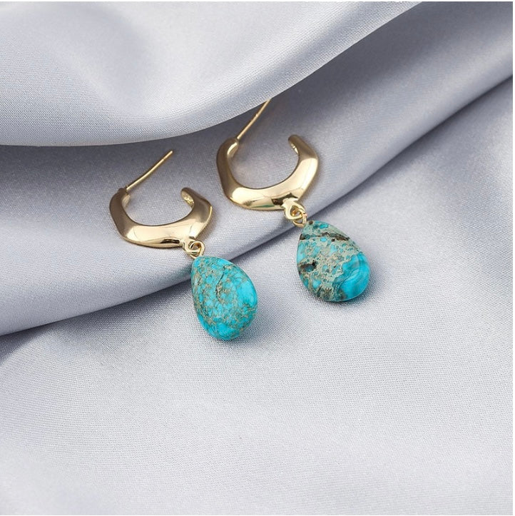 Turquoise Stone Earring