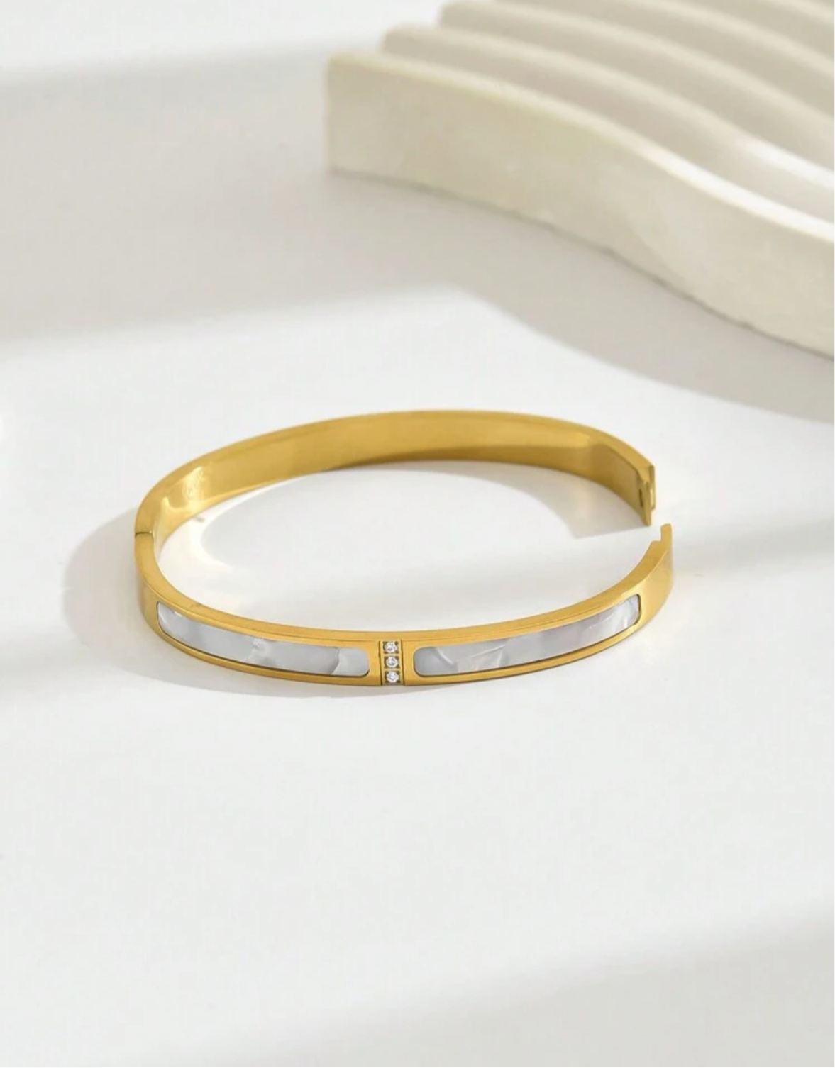 Celeste Glow Gold Bangle