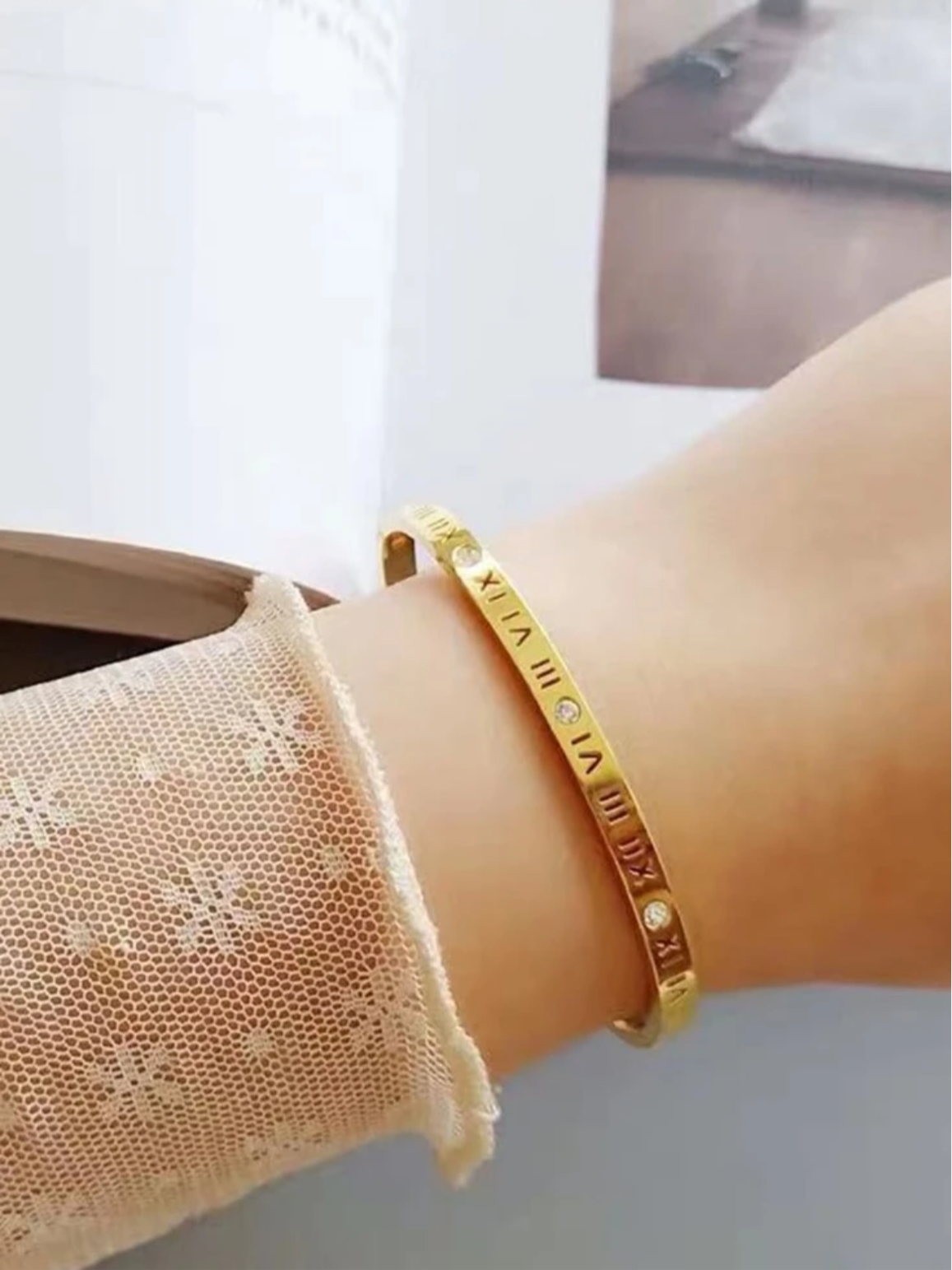 Roman Numeral Bangle