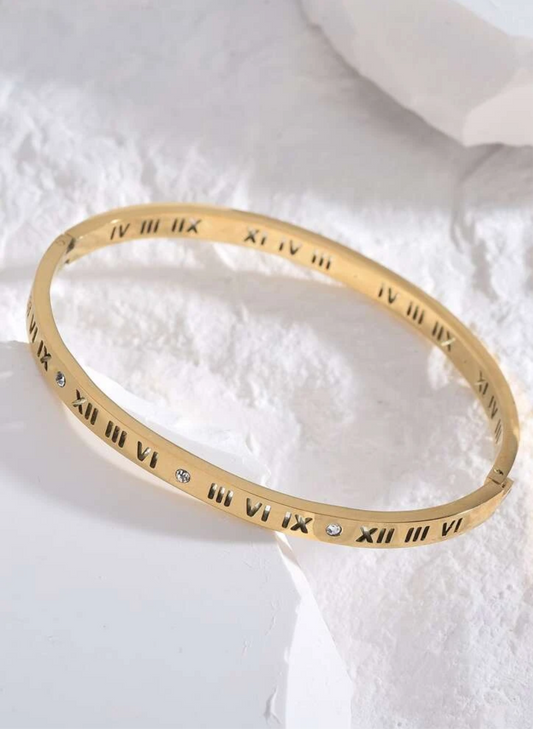 Roman Numeral Bangle